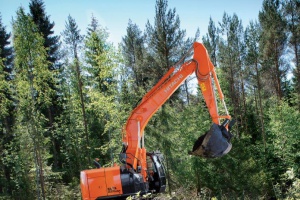 Forestry excavators