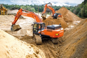 Tracked excavators